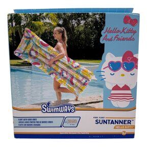 Swimways Hello Kitty & Friends Suntanner Pool Float 23" X 70" Extra-Long Design